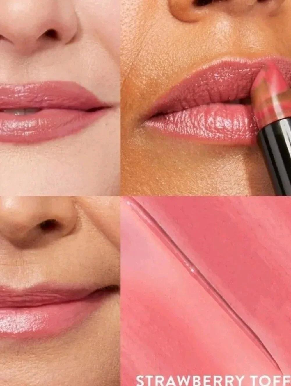 Laura Geller Italian Marble Lipstick in Strawberry Toffee with Magnetic Case